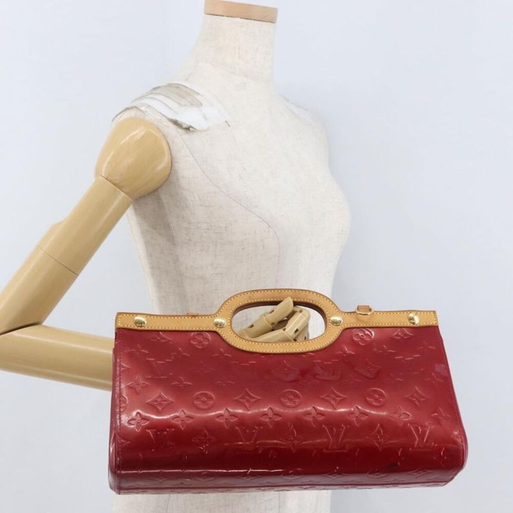 Louis Vuitton Roxbury Drive Handbag Monogram Vernis Red Patent_Leather Handbag - Picture 14 of 16